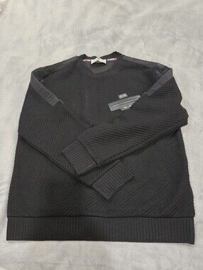 Men's Black Crewneck Sweater